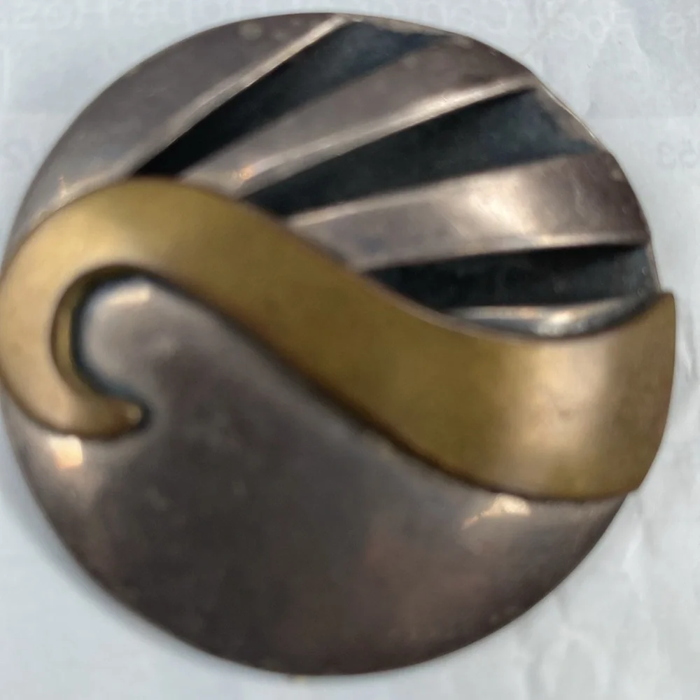 Vintage Mexican Sterling Silver Modernist Rare
